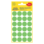 Kleebisetiketid AVERY ZWECKFORM 18 mm, neoonroheline