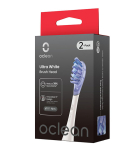 Hambaharja vahetusharjad OCLEAN ULTRA WHITE UW03 W02, valge