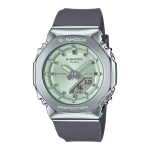 K&auml;ekell CASIO GM-S2110-3AER naistele 40,5 mm, hall/roheline