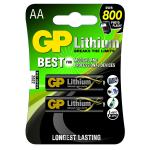 Patarei GP ONE-OFF liitium AA 2-pakk