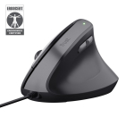 Ergonoomiline vertikaalne hiir BAYO II, must