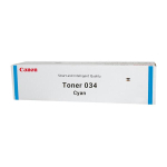 Originaal tooner CANON 034 C, ts&uuml;aan
