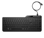 Klaviatuur HP 405 juhtmega taustavalgustusega, must