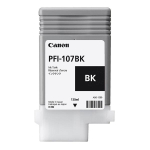 Tindikassett CANON PFI-107 BK 130ml, must