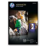Fotopaber HP ADVANCED GLOSSY 10x15 cm, valge