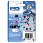 Tindikassett EPSON 27XL v&auml;rviline 3-pakk