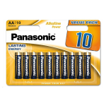 Patarei PANASONIC AA leeliseline, 10 tk