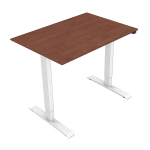 Elektriliselt reguleeritav t&ouml;&ouml;laud ERGO 75x120 cm, valge
