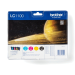 Tindikassettide komplekt BROTHER LC1100VALBP 4 tk, must/ts&uuml;aan/magenta/kollane