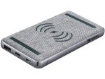 Akupank SANDBERG 10000 mAh traadita laadimisega, must/hall