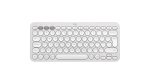 Klaviatuur PEBBLE KEYS 2 K380S mini juhtmevaba, valge