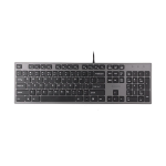 Klaviatuur KV-300H juhtmega (USB), must