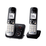 Lauatelefon Panasonic Black-silver