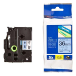 Kleepkirjalint BROTHER TZE-561 36mm, must/sinine