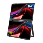 Kaasaskantav monitor DUAL MONITOR ESSENTIALS 15,6", must