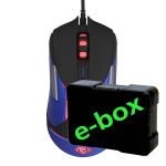 Juhtmega m&auml;ngurihiir E-BLUE AUROZA GAMING V2, must