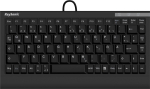 Klaviatuur KEYSONIC ACK-595C+ mini, must