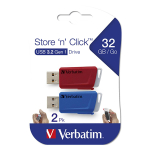 M&auml;lupulk VERBATIM STORE N CLICK 32GB, v&auml;rviline 2 tk