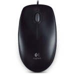 Arvutihiir LOGITECH B100 juhtmega, must