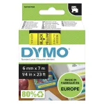 Kleepkirjalint DYMO D1 6mm, must/kollane