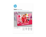 Fotopaber HP MATTE 10x15 cm 25 lehte, valge