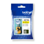 Tindikassett BROTHER LC-421XLY XL, kollane