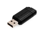 USB-v&auml;lkm&auml;lu PINSTRIPE 8 GB, must