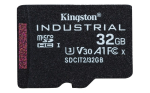 M&auml;lukaart KINGSTON INDUSTRIAL 32 GB MicroSDHC, must