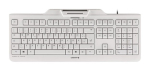 Klaviatuur CHERRY KC 1000 SC t&auml;issuuruses, valge