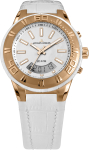 K&auml;ekell JACQUES LEMANS 1-1772F unisex 45 mm, valge