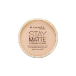 RIMMEL_Stay Matte Long Lasting Pressed Powder puder prasowany 005 Silky Beige 14g