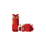 Winter Blossom Cracker Trio Bath Set - magnolia