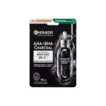 GARNIER_Pure Charcoal Black Tissue Mask Purifying & Hydrating Pore-Tightening Mask oczyszczająca maska na tkaninie z&hellip;
