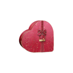 Midnight Cherry Heart Box - body care gift set