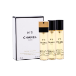 Chanel No.5 3 x tualettvesi naistele 60 ml t&auml;itepakend