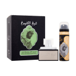 Lattafa Perfumes Sheikh Al Shuyukh Gift set and deospray parf&uuml;&uuml;mvesi unisex 100 ml