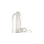 Curl Enhance Satin Curling Ribbon Ivory - Hair curling set