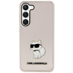Karl Lagerfeld KLHCS23MHNCHTCP Hardcase Ikonik Choupette Samsung Galaxy S23+ S916 jaoks / roosa