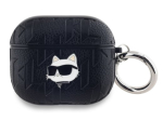 Karl Lagerfeld PU reljeefne ja Choupette pea &uuml;mbris Apple AirPods 3 jaoks