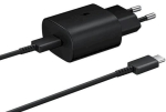 Samsung EP-TA800EBE + EP-DG980BBE Reisilaadija 25W + USB-C - USB-C Andmekaabel (OOB Hulgim&uuml;&uuml;k)