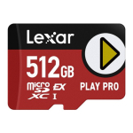 Lexar PLAY Pro microSD Express 7.1 512GB m&auml;lukaart