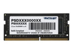 Patriot Signature Line DDR4 SDRAM 8GB 1600MHz CL22 Non-ECC SO DIMM 260-PIN