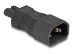 DeLOCK Power IEC 60320 C7 to IEC 60320 C14 Power Supply Adapter Black