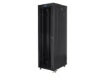 Lanberg Ruumi kapp 19" vaba seisev 42U/600x1000 (tasapakk) klaasuksega lCD V2 FF01-6042-12BL Must
