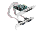 DeLock paralleel/serial adapter PCI Express 1.1 x1 1.5Mbps