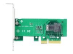 DeLOCK PCI Express x4 kaart 1 sise SFF-8643 NVMe - madala profiiliga kuju tegur salvestuscontroller