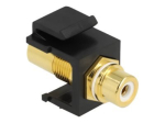 Delock Keystone Module RCA Female > RCA Female Kuld Valge