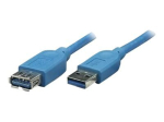 TECHly USB Pikenduskaabel 50cm Sinine