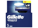 Gillette Mach3 Turbo Barberblade, 5 tk.