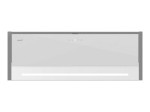 CATA Hood RENOVA PURE AIR MNV90 GWH Canopy Width 90 cm Mechanical control LED Stainless steel